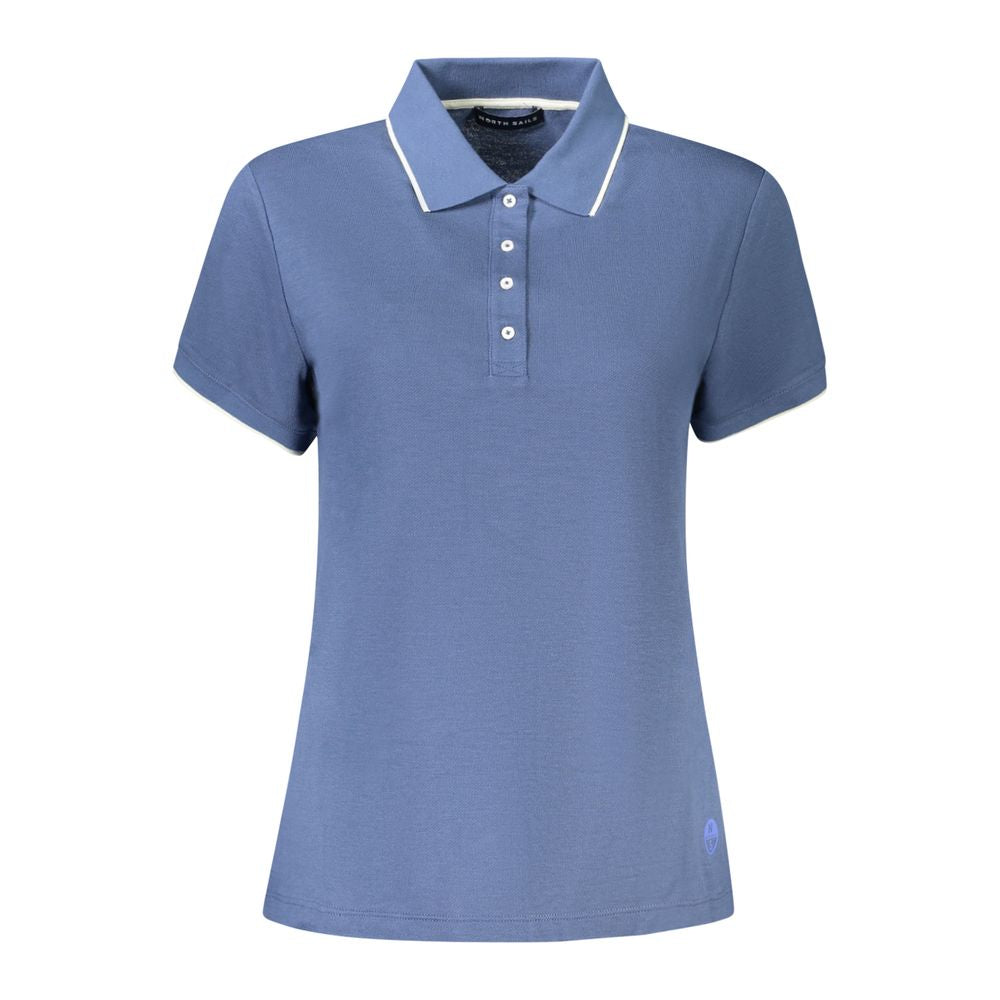 North Sails Blå Bomuld Polo Shirt til kvinder