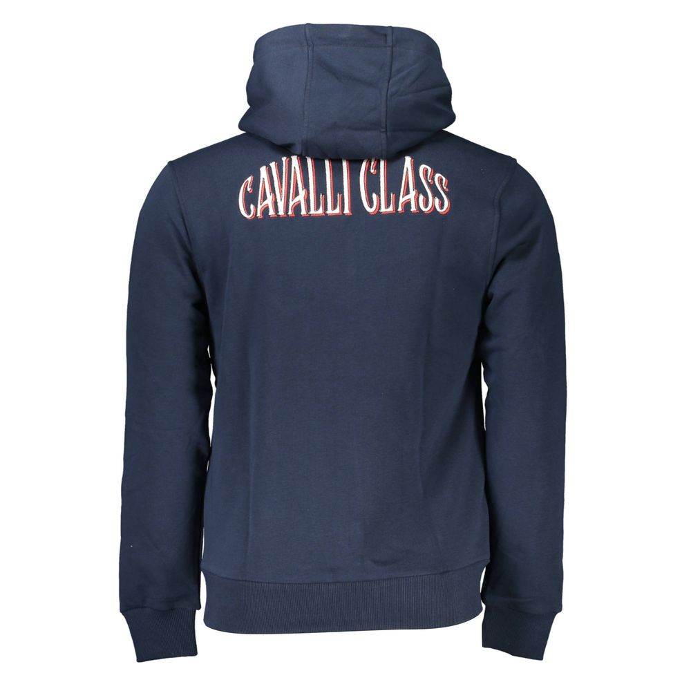 Cavalli Class Blue Cotton Men Sweater - Hilstor