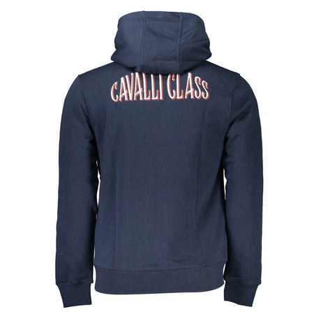 Cavalli Class Blue Cotton Men Sweater - Hilstor