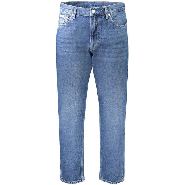 Calvin Klein Blue Cotton Men Jeans - Hilstor