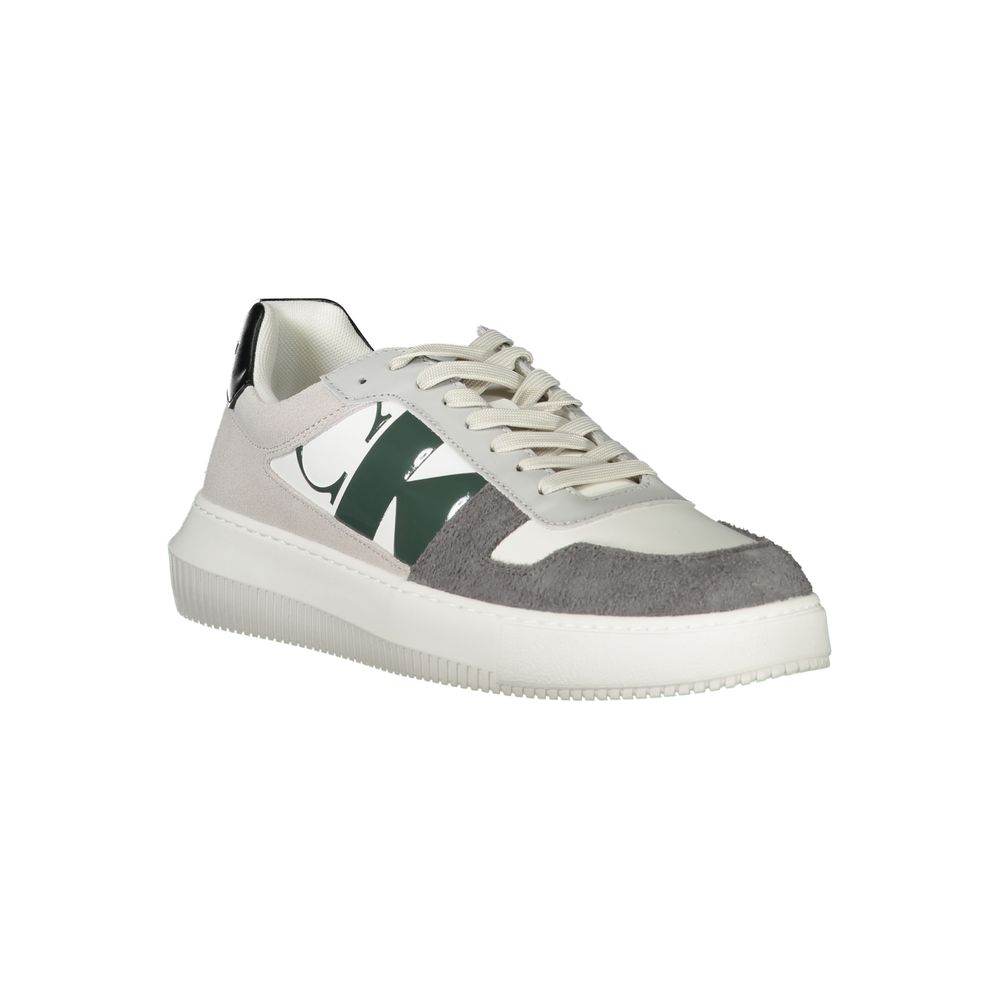 Calvin Klein White Polyethylene Men Sneaker - Hilstor