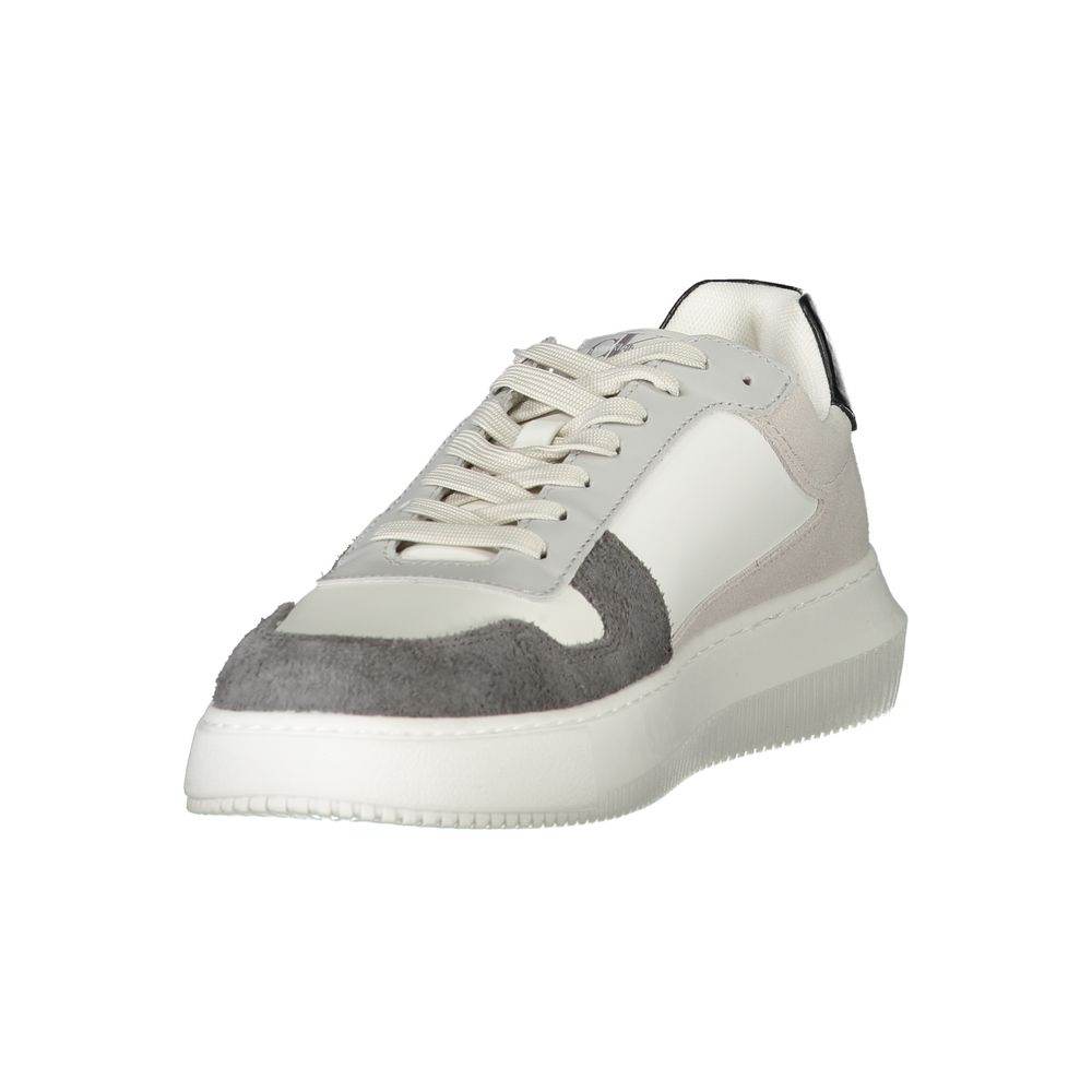 Calvin Klein White Polyethylene Men Sneaker - Hilstor