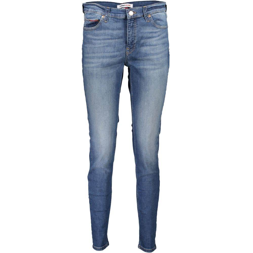 Tommy Hilfiger Blue Cotton Women Skinny Jean - Hilstor