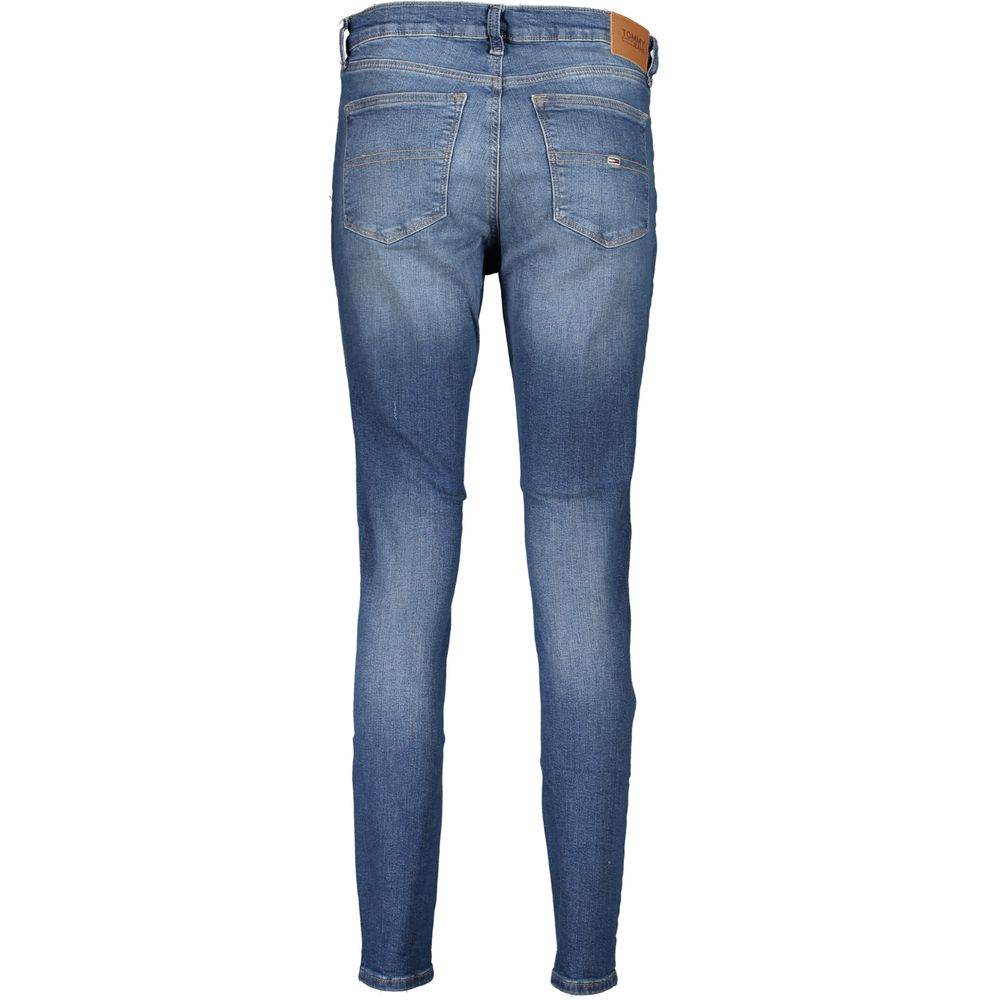 Tommy Hilfiger Blue Cotton Women Skinny Jean - Hilstor