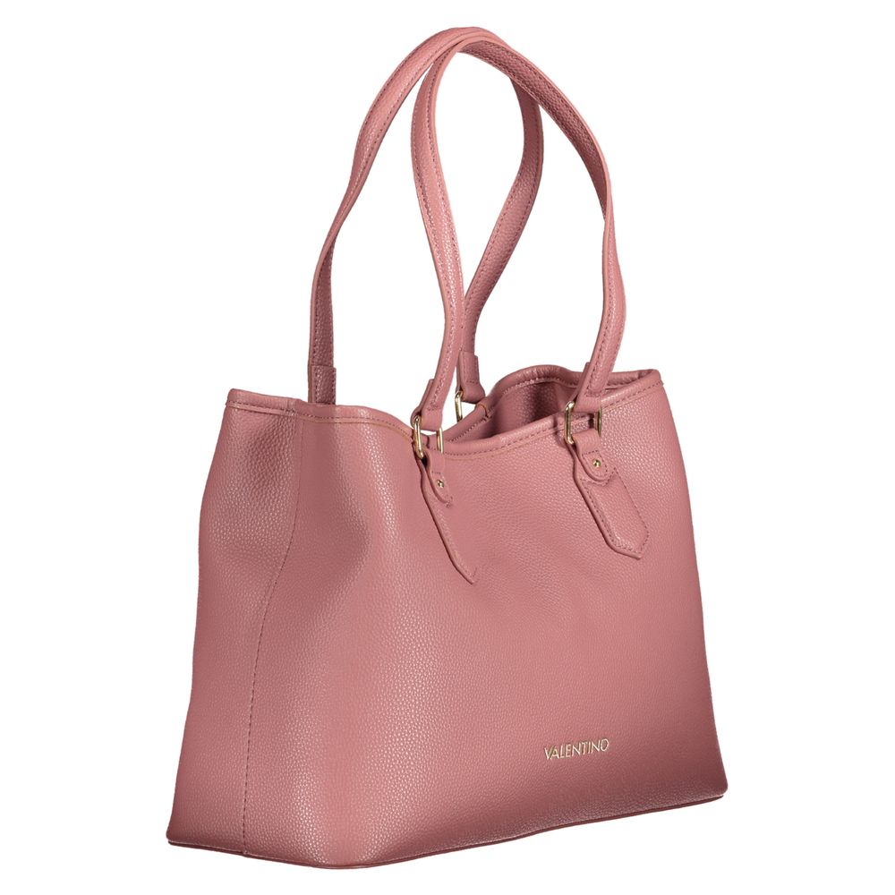 Valentino Tasker Pink Polyethylene Håndtaske til kvinder