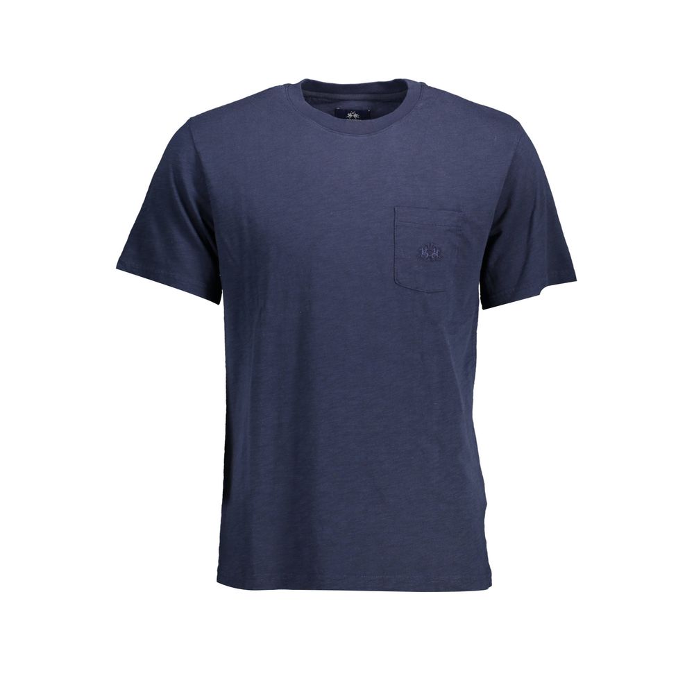La Martina blå bomuld herre T-shirt