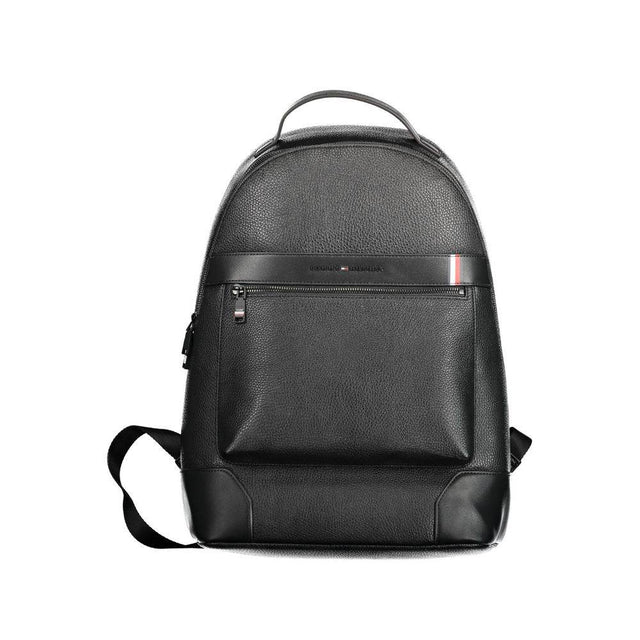 Tommy Hilfiger Black Polyethylene Men Backpack - Hilstor