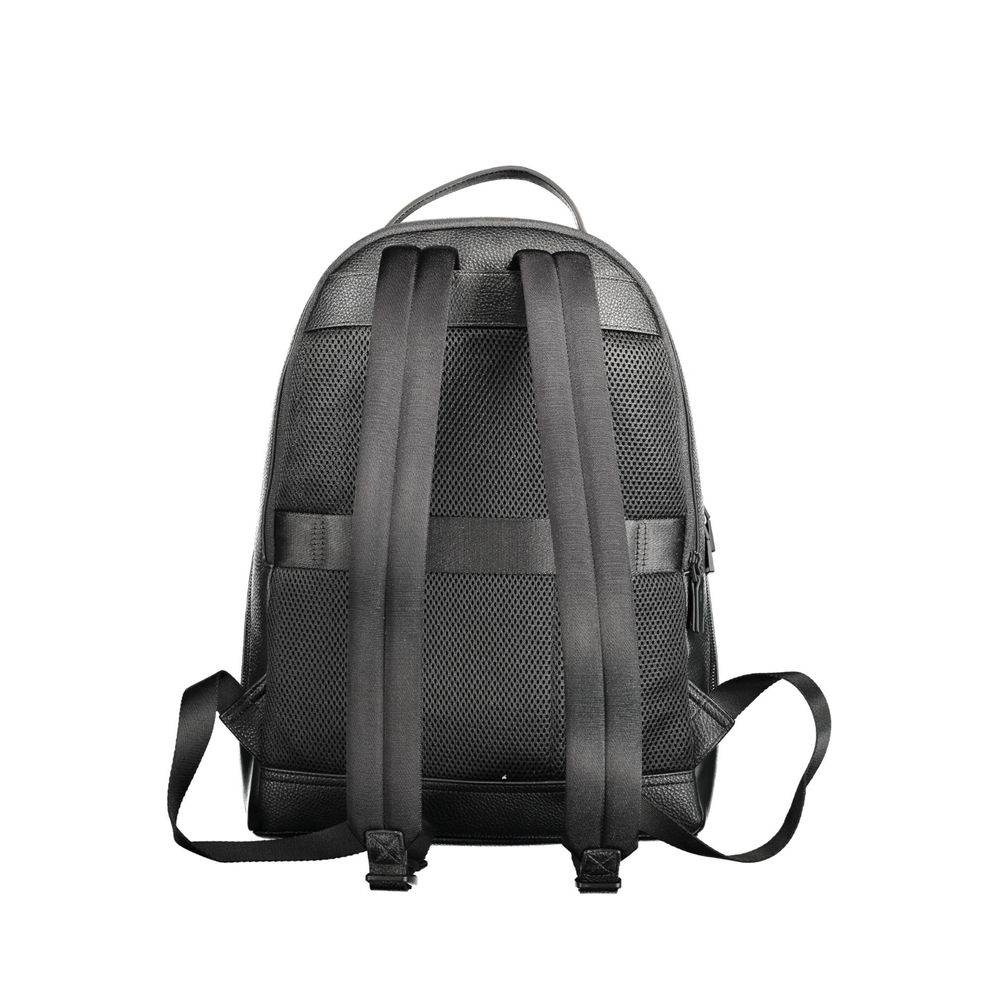Tommy Hilfiger Black Polyethylene Men Backpack - Hilstor