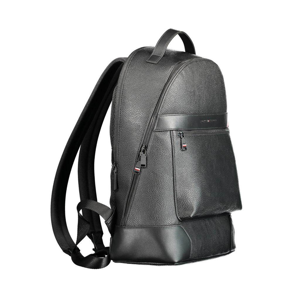 Tommy Hilfiger Black Polyethylene Men Backpack - Hilstor