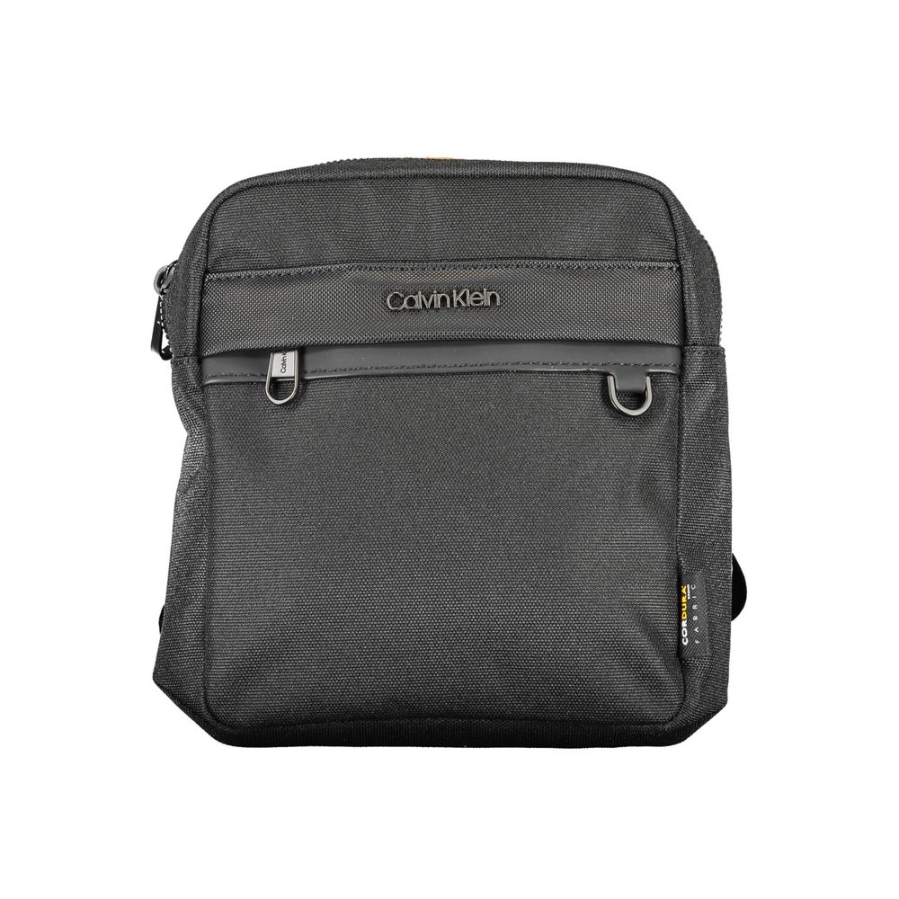 Calvin Klein sort polyester skuldertaske til mænd