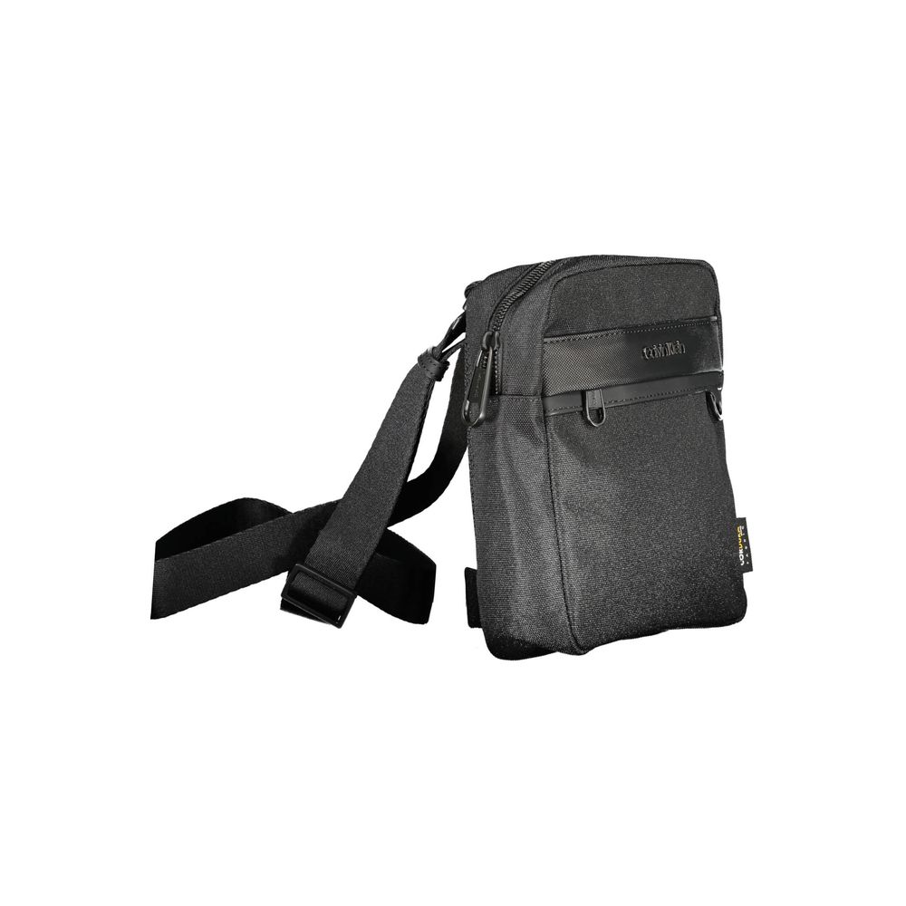Calvin Klein sort polyester skuldertaske til mænd