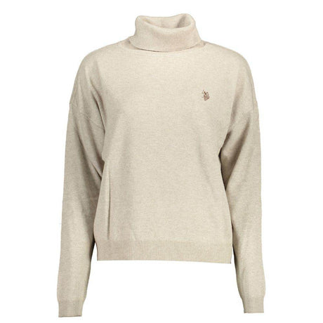U.S. POLO ASSN. Beige Wool Women Sweater - Hilstor