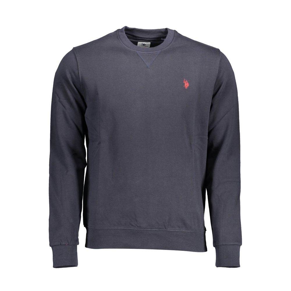 U.S. POLO ASSN. Blue Cotton Men Sweater - Hilstor