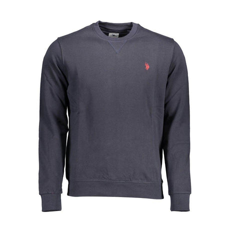 U.S. POLO ASSN. Blue Cotton Men Sweater - Hilstor