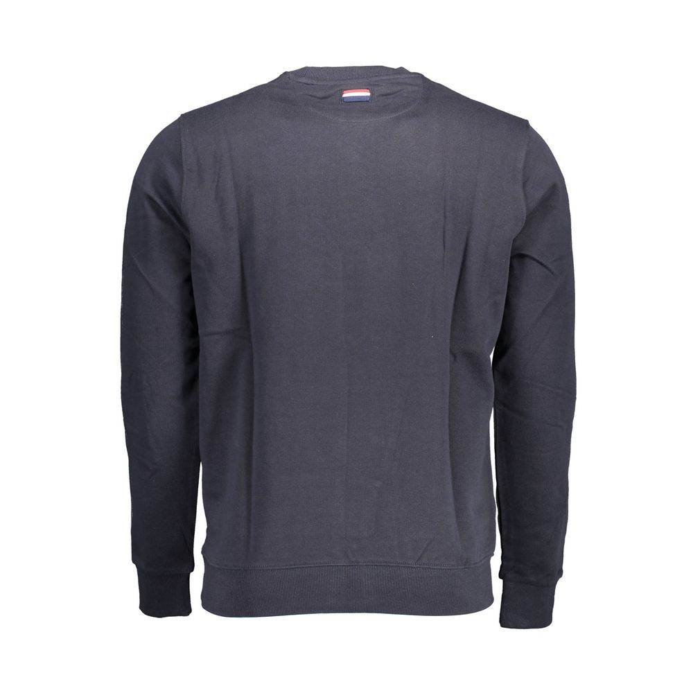 U.S. POLO ASSN. Blue Cotton Men Sweater - Hilstor