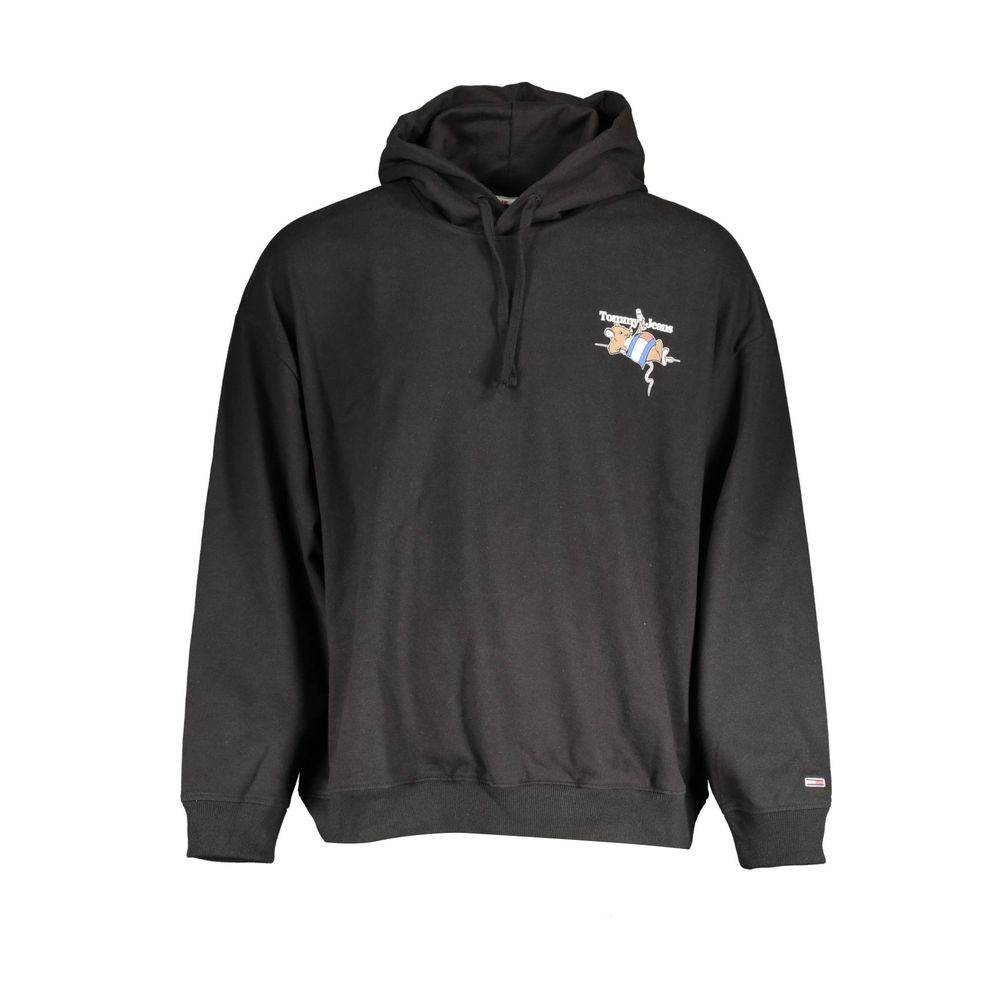 Tommy Hilfiger Black Cotton Men Sweater - Hilstor