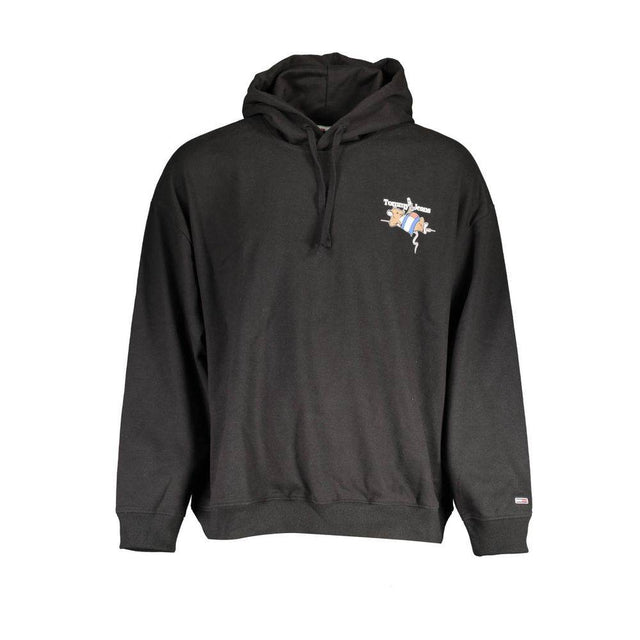 Tommy Hilfiger Black Cotton Men Sweater - Hilstor