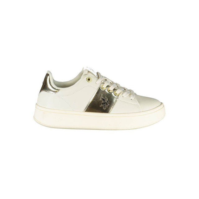 U.S. POLO ASSN. Beige Polyethylene Women Sneaker - Hilstor