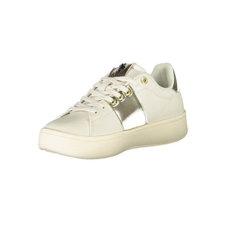 U.S. POLO ASSN. Beige Polyethylene Women Sneaker - Hilstor