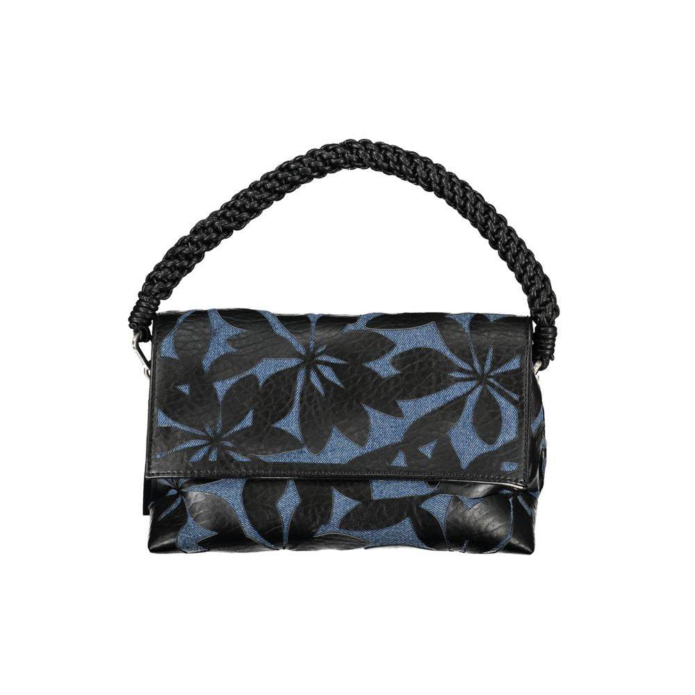 Desigual Black Polyethylene Handbag - Hilstor