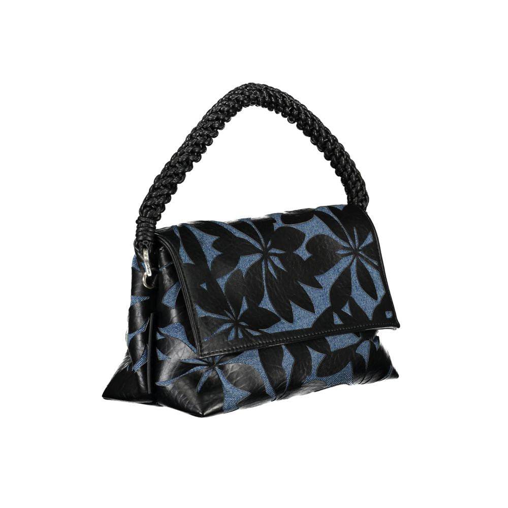 Desigual Black Polyethylene Handbag - Hilstor