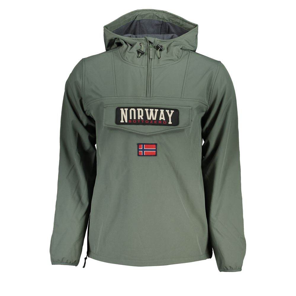 Norway 1963 Green Polyester Men's Jacket - Hilstor