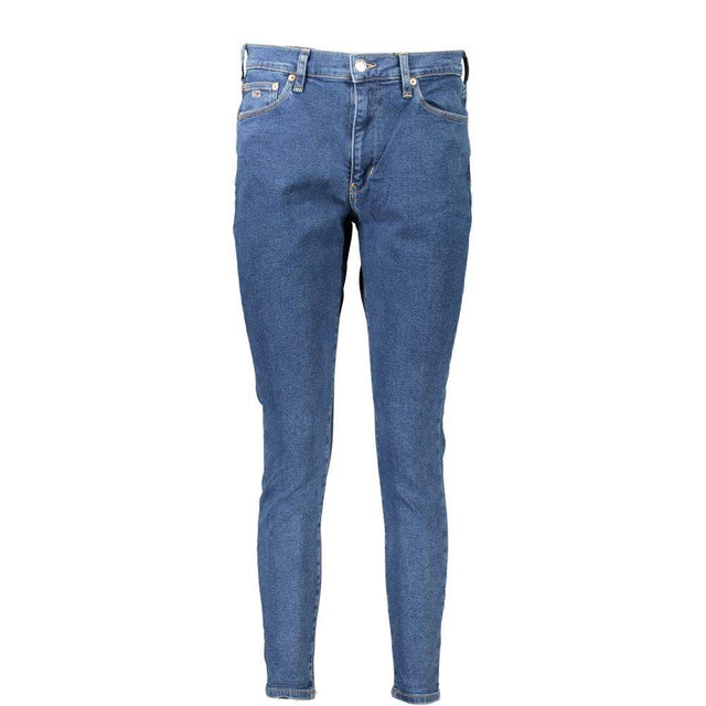 Tommy Hilfiger Blue Cotton Women Jeans - Hilstor