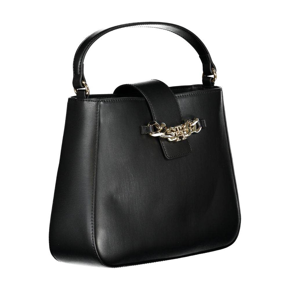 Tommy Hilfiger Black Polyethylene Handbag - Hilstor