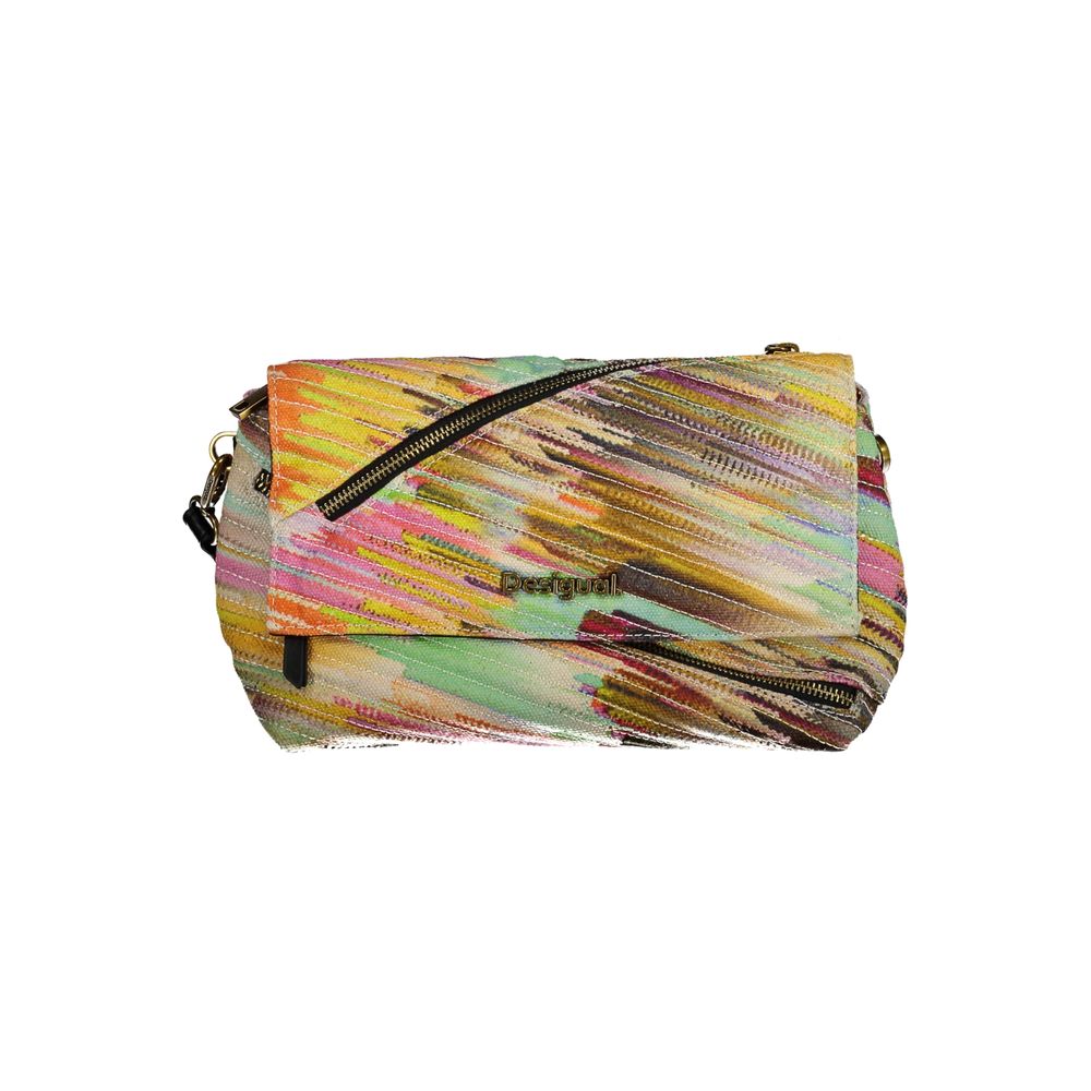 Desigual gul polyester håndtaske