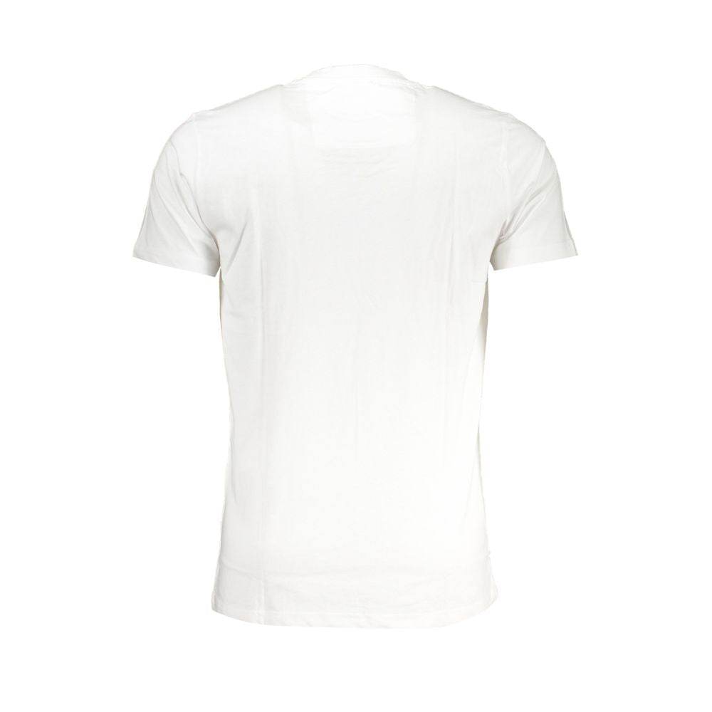 Cavalli Class White Cotton T-Shirt - Hilstor