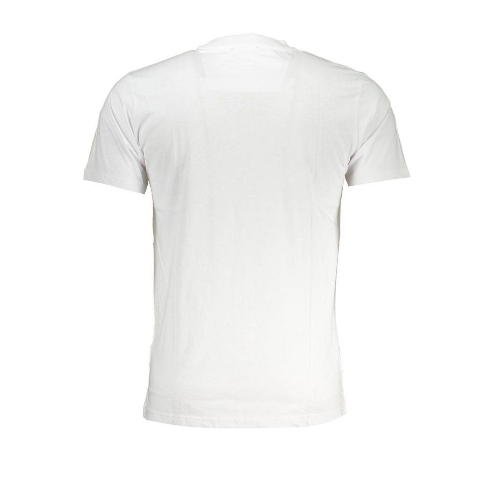 Cavalli Class White Cotton T-Shirt - Hilstor