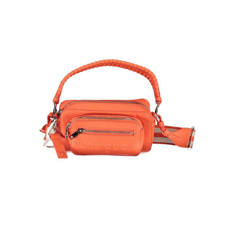 Desigual Pink Polyethylene Handbag - Hilstor