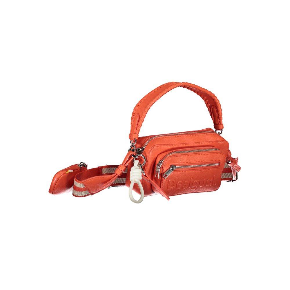 Desigual Pink Polyethylene Handbag - Hilstor