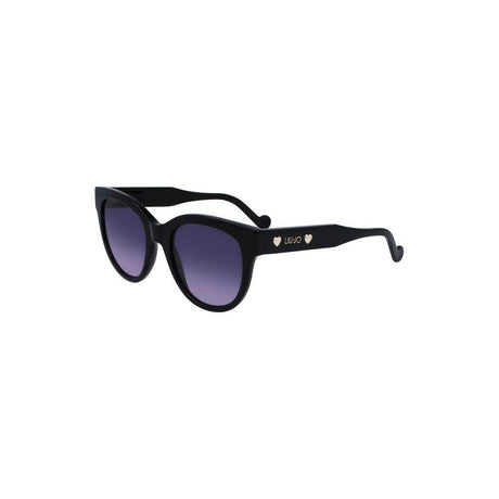Liu Jo Black Acetate Women Sunglasses - Hilstor