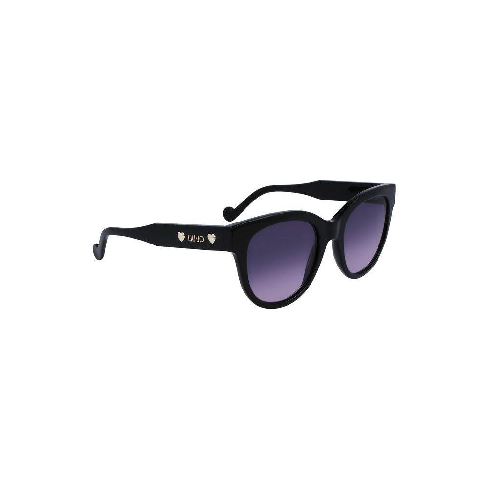 Liu Jo Black Acetate Women Sunglasses - Hilstor