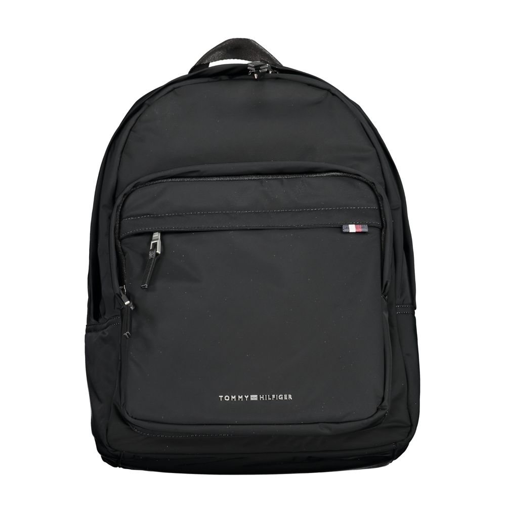 Tommy Hilfiger sort polyester rygsæk