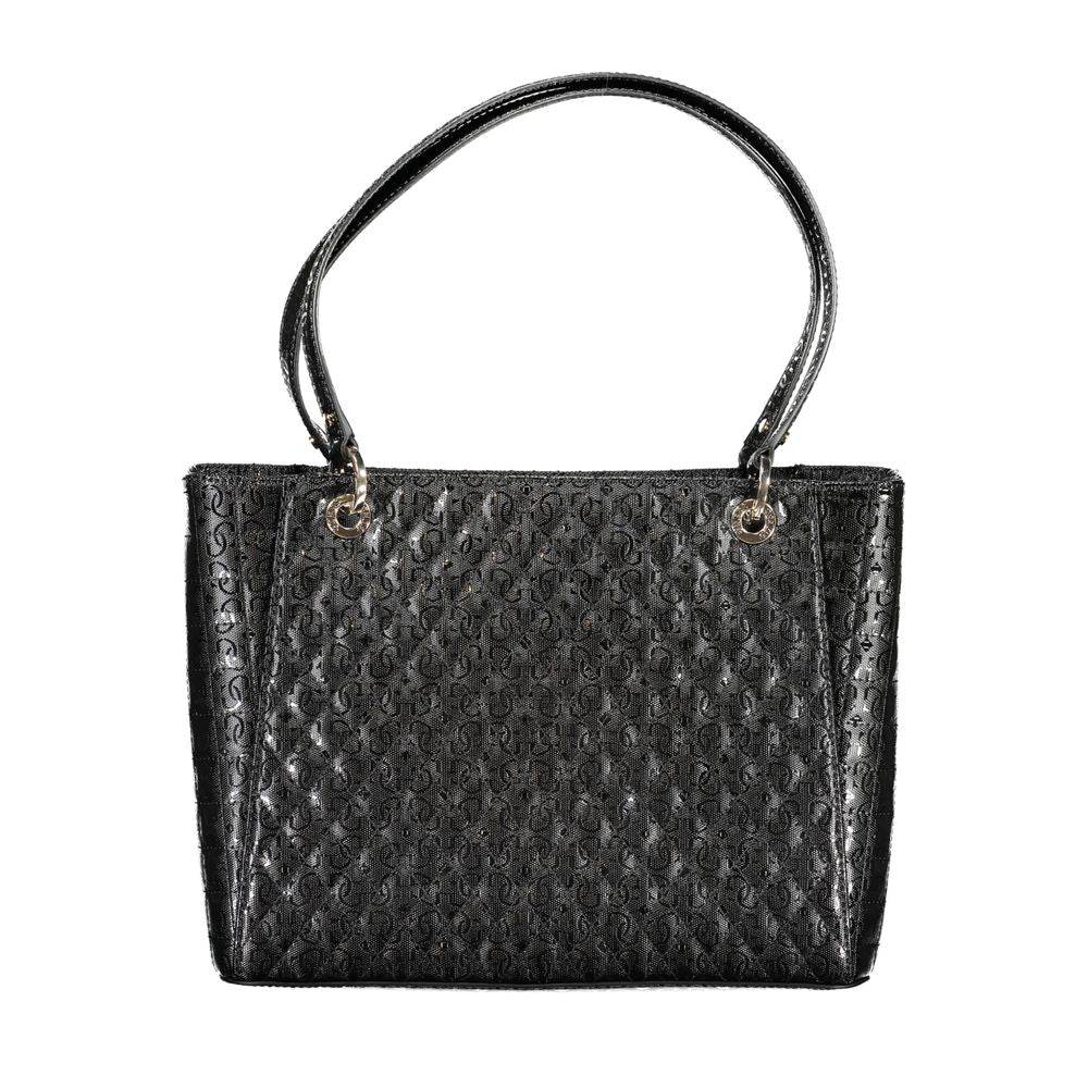 Guess Jeans Black Polyethylene Handbag - Hilstor
