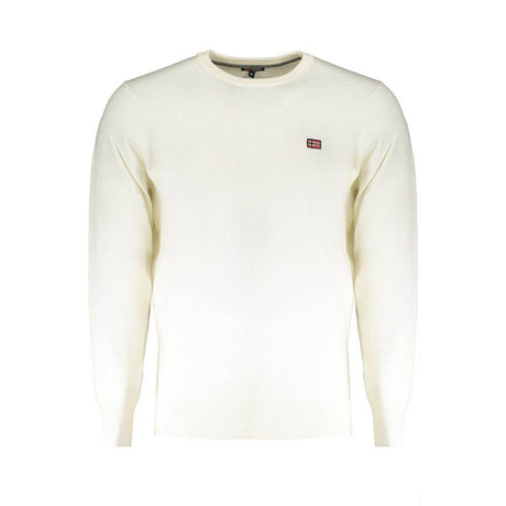 Norway 1963 White Wool Mens Sweater - Hilstor