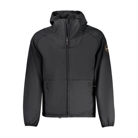 Napapijri Black Recycled Polyester Men Jacket - Hilstor