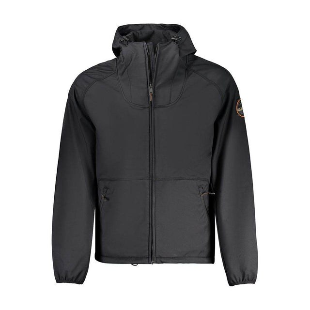 Napapijri Black Recycled Polyester Men Jacket - Hilstor