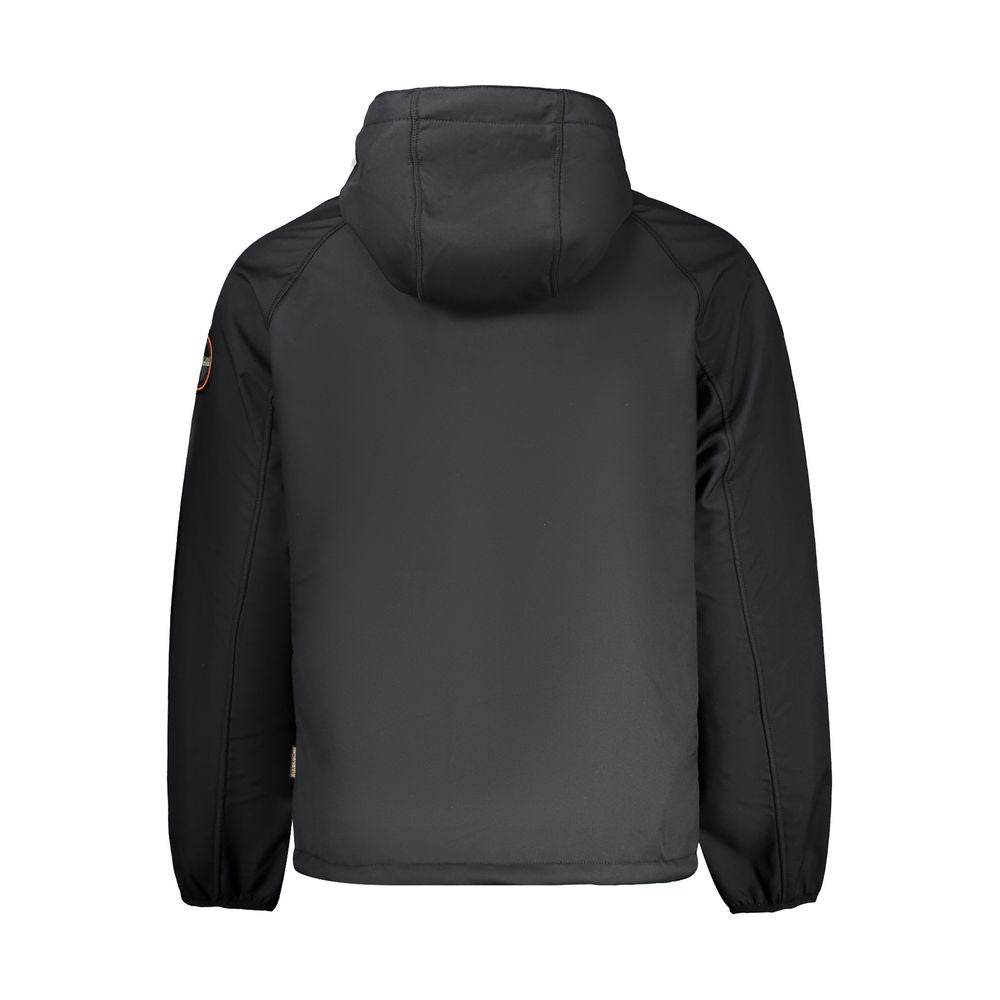 Napapijri Black Recycled Polyester Men Jacket - Hilstor