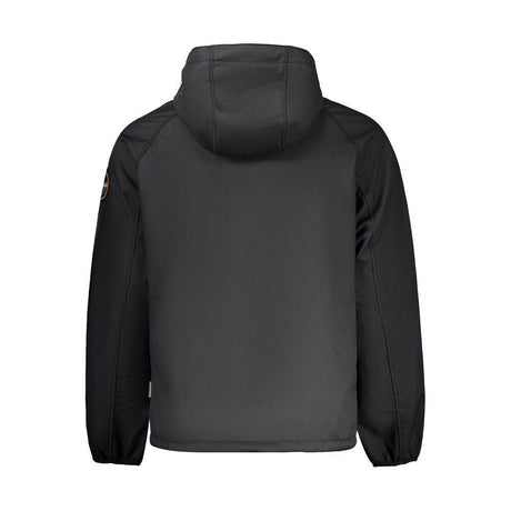 Napapijri Black Recycled Polyester Men Jacket - Hilstor