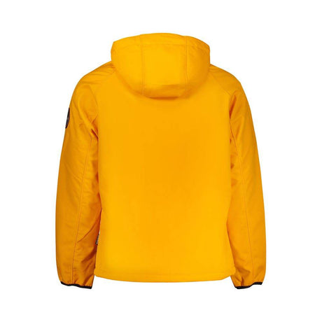 Napapijri Orange Recycled Polyester Men Jacket - Hilstor