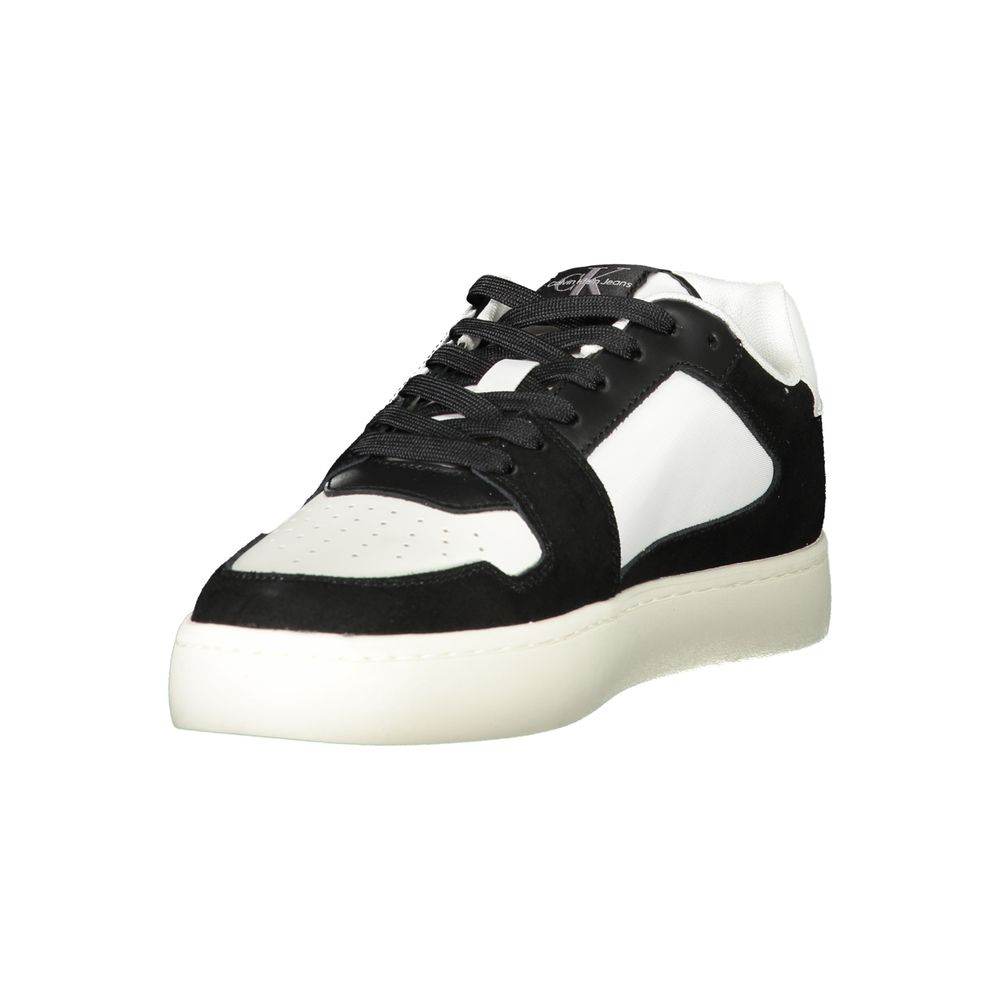 Calvin Klein White Leather Men Sneaker - Hilstor