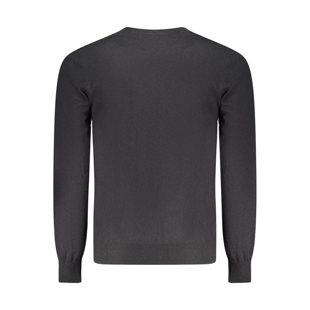 Guess Jeans Black Cotton Men Sweater - Hilstor