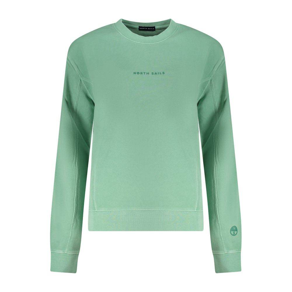 North Sails Green Cotton Women Sweater - Hilstor