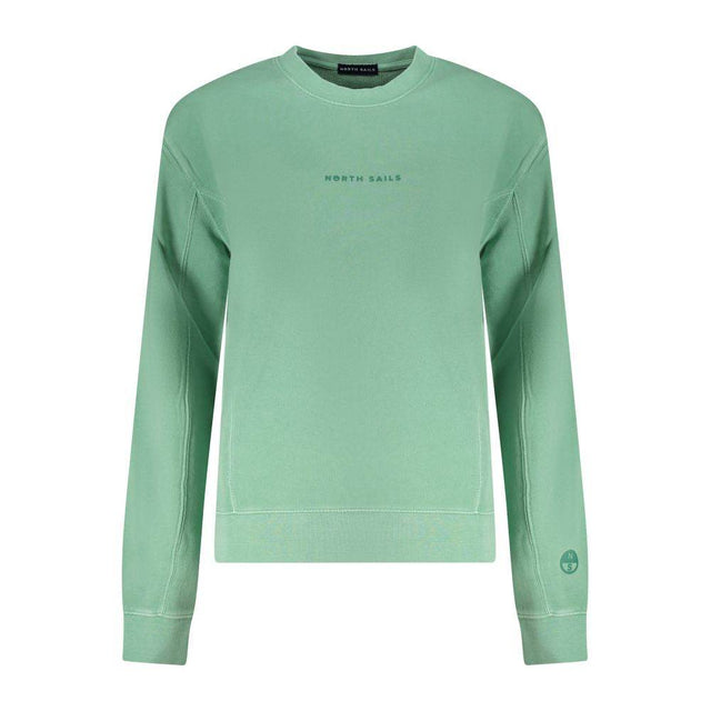 North Sails Green Cotton Women Sweater - Hilstor