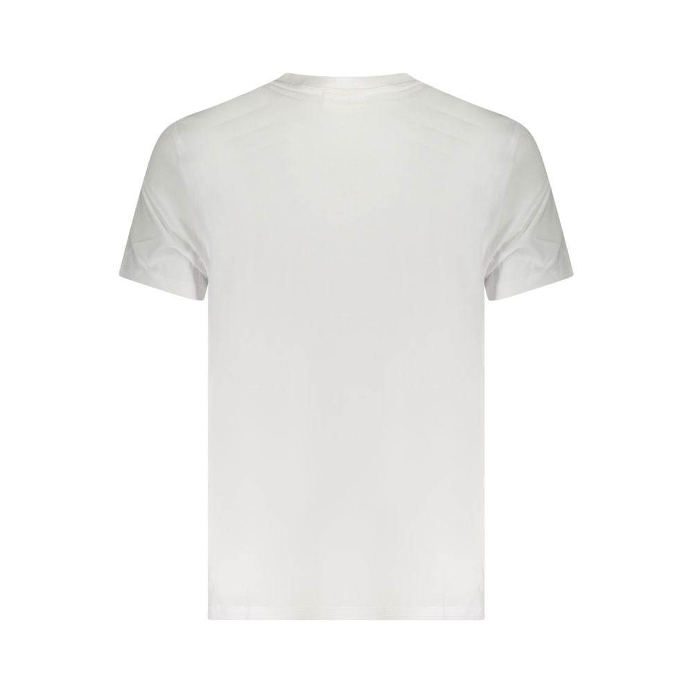 Calvin Klein White Cotton Men T-Shirt - Hilstor