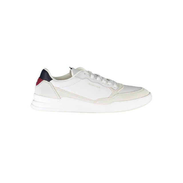 Tommy Hilfiger White Polyester Men Sneaker - Hilstor