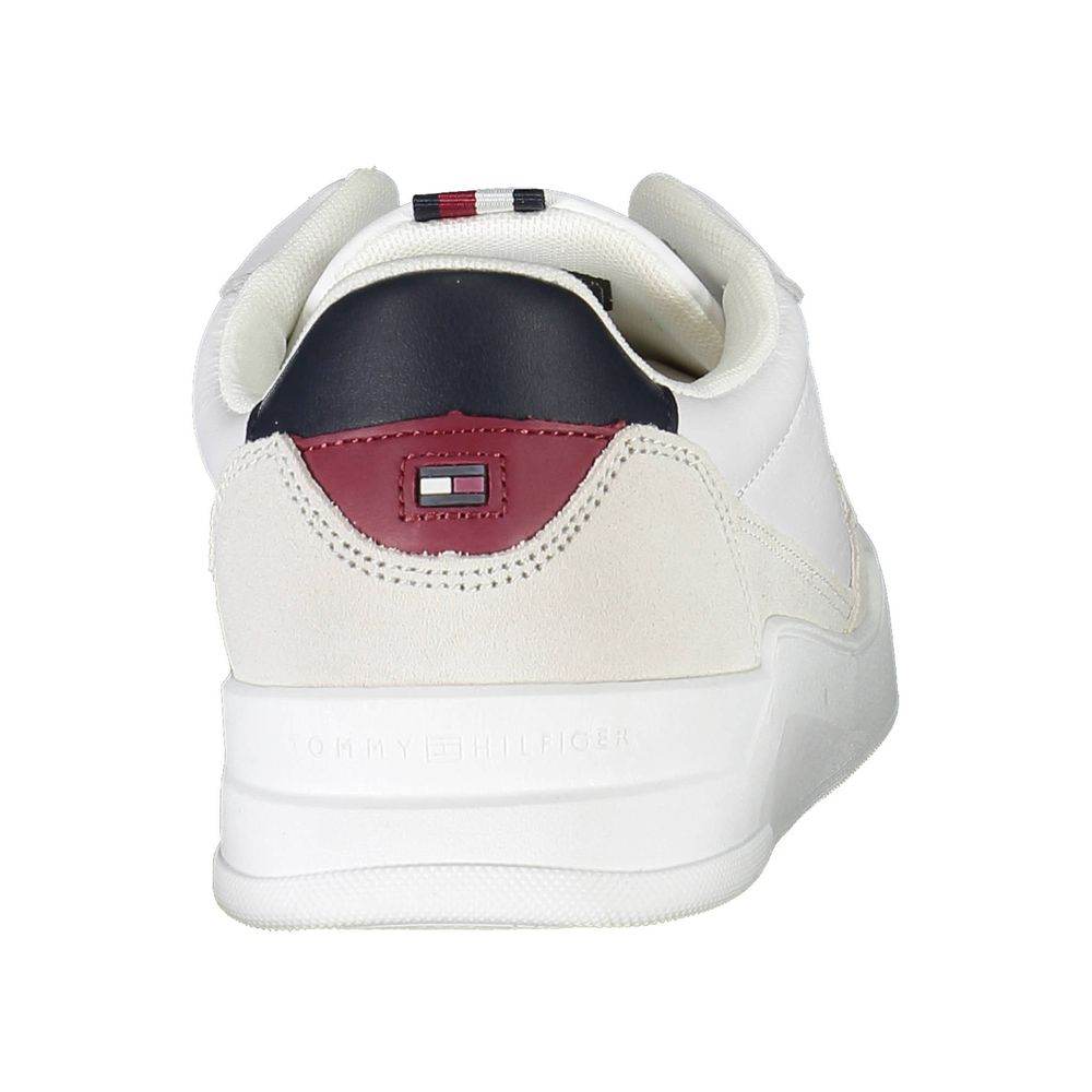 Tommy Hilfiger White Polyester Men Sneaker - Hilstor